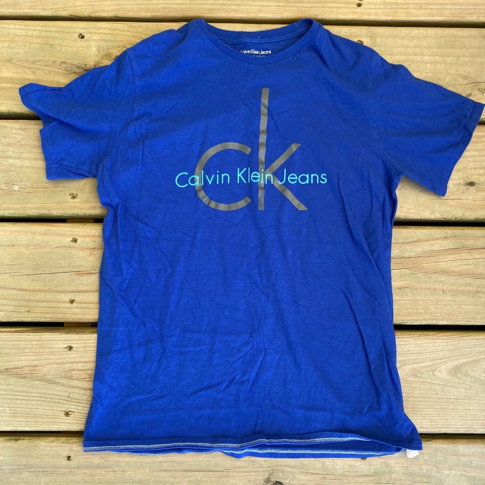 Calvin Klein blue Tee shirt
